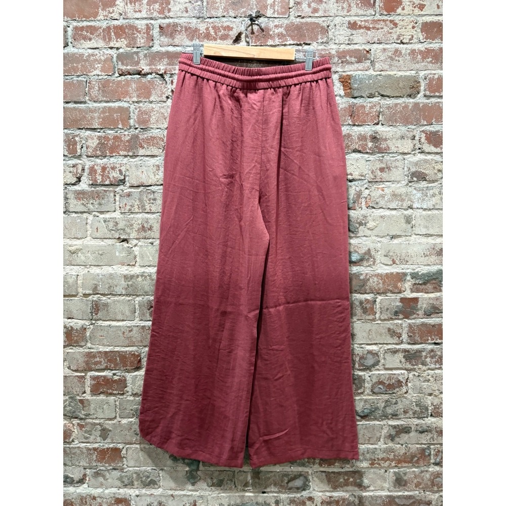 NEW Halara Linen-Feel Wide Leg Drawstring Pants Size Large - Picture 6 of 9